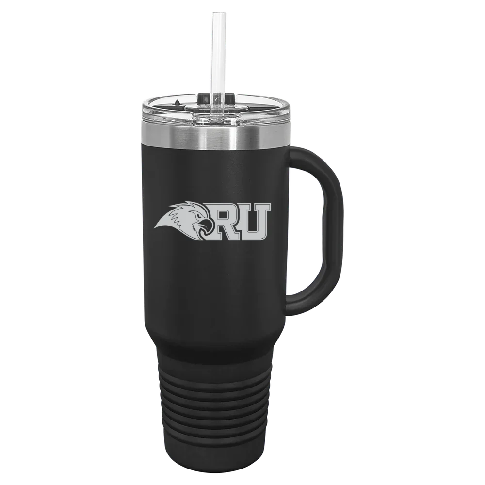 Rockhurst University Polar Camel 40 oz. Travel Mug with Snap Lid & Straw
