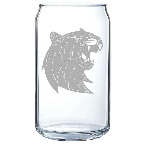 Rogers State University Polar Camel 16 oz. Can Glass