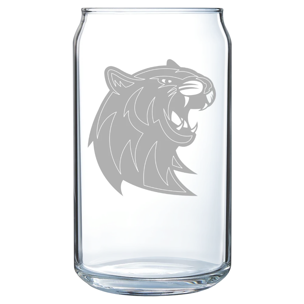 Rogers State University Polar Camel 16 oz. Can Glass