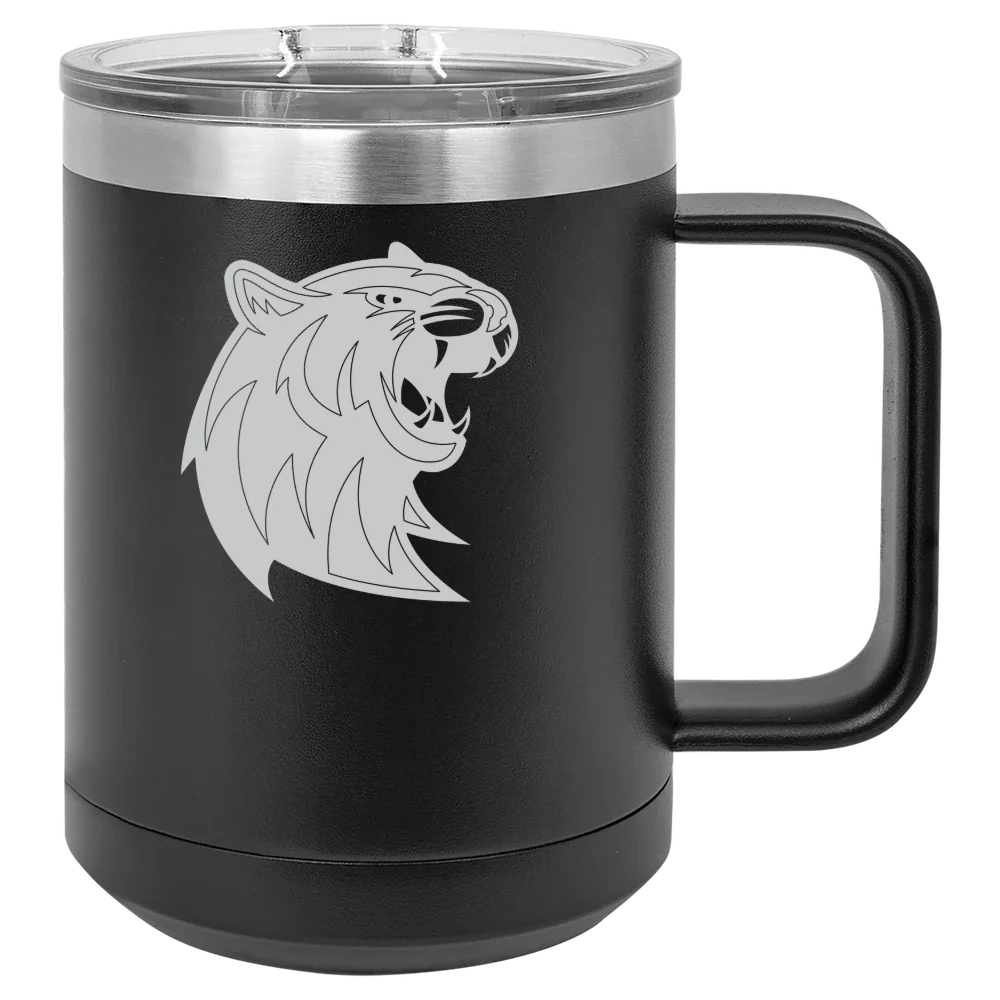 Rogers State University Polar Camel 15 oz. Mug with Slider Lid