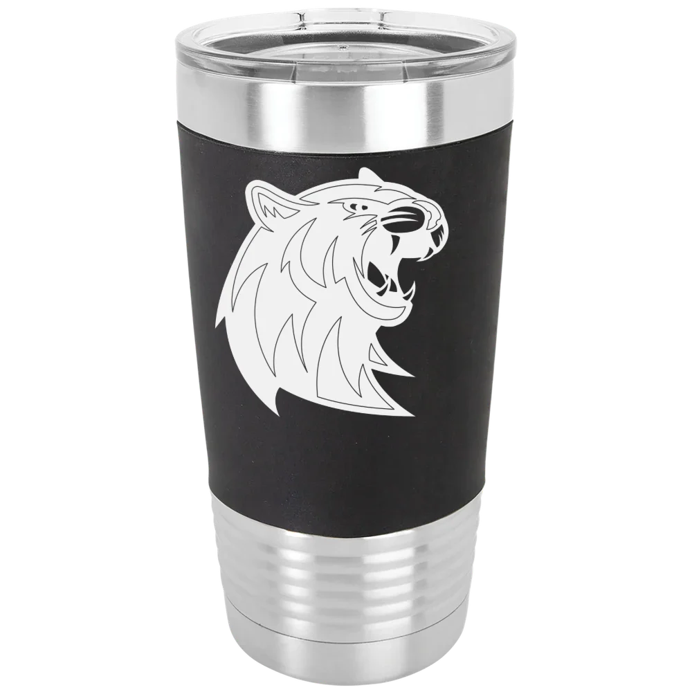 Rogers State University Polar Camel 20 oz. Silicone Grip Tumbler with Standard Lid