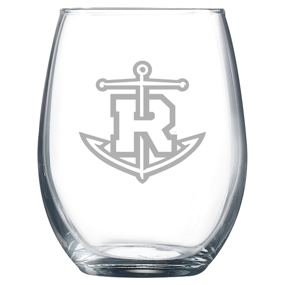 Rollins College Polar Camel 9 oz. Stemless Wine Glass
