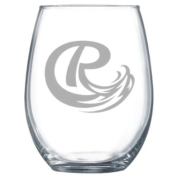 Roosevelt University Polar Camel 15 oz. Stemless Wine Glass