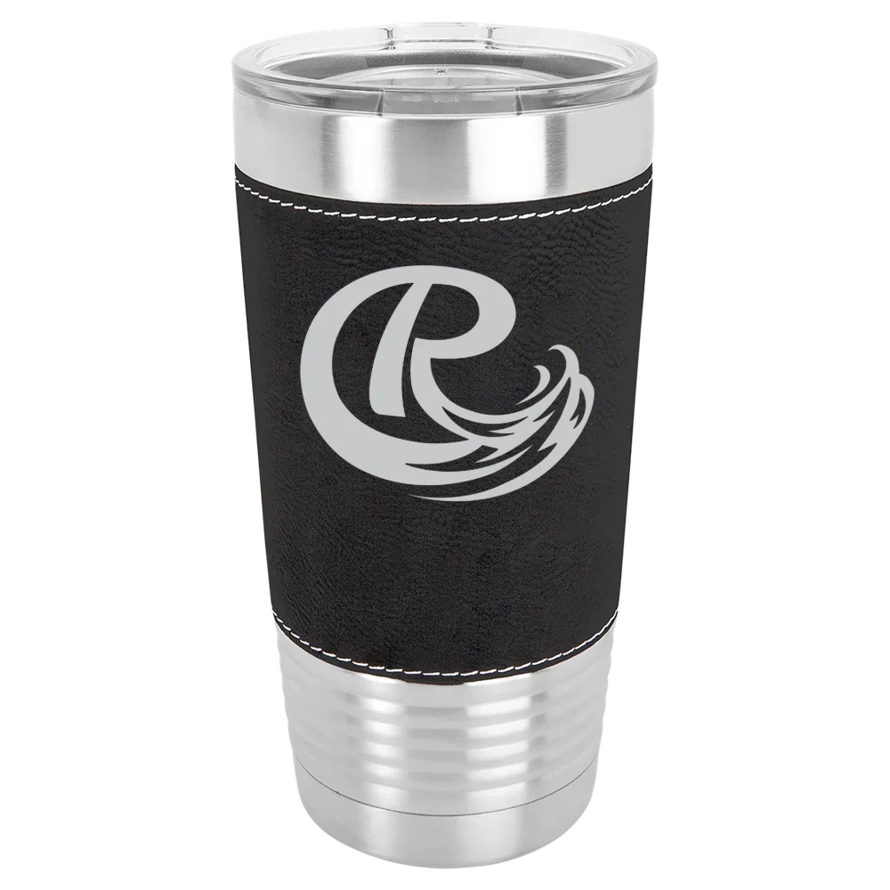 Roosevelt University Polar Camel 20 oz. Leatherette Grip Tumbler with Standard Lid
