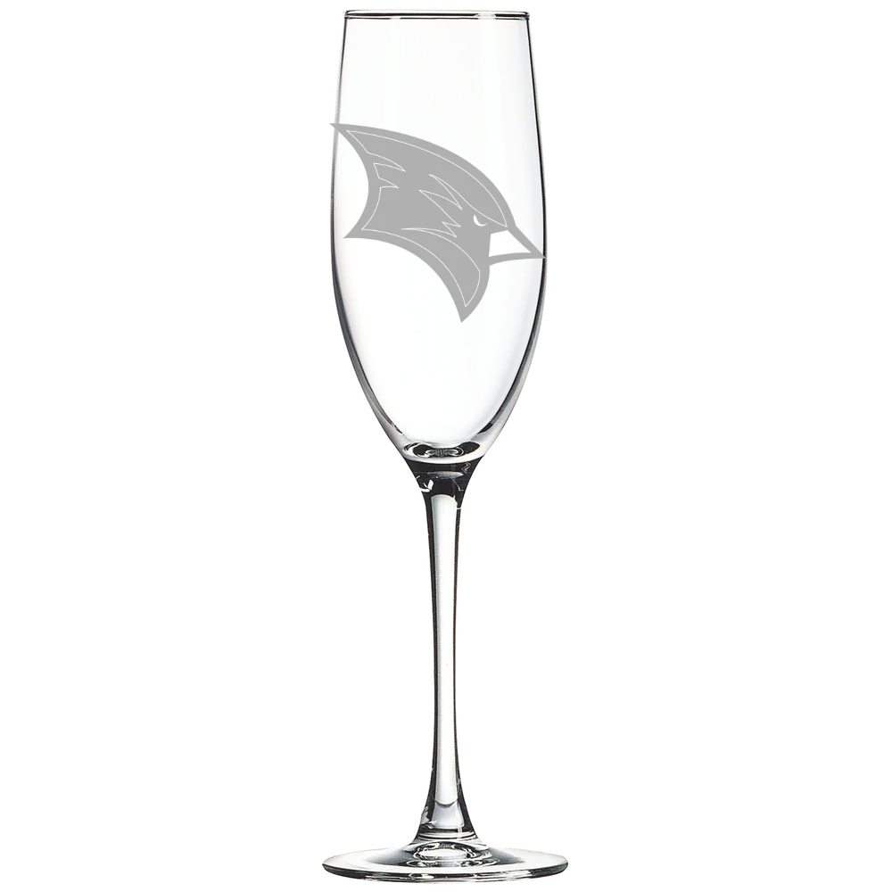 Saginaw Valley State University Polar Camel 8 oz. Champagne Flute