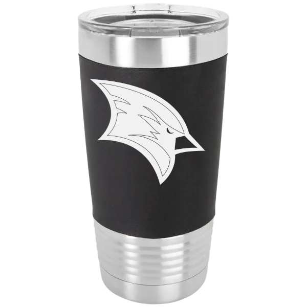 Saginaw Valley State University Polar Camel 20 oz. Silicone Grip Tumbler with Standard Lid