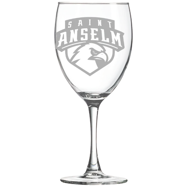 Saint Anselm College Polar Camel 10 1/2 oz. Wine Glass