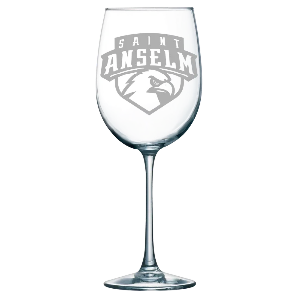 Saint Anselm College Polar Camel 19 oz. Wine Glass