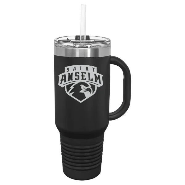 Saint Anselm College Polar Camel 40 oz. Travel Mug with Snap Lid & Straw