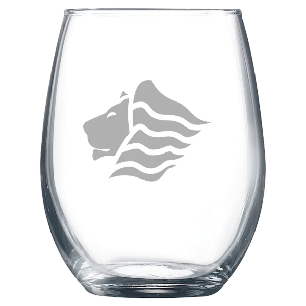 Saint Leo University Polar Camel 9 oz. Stemless Wine Glass