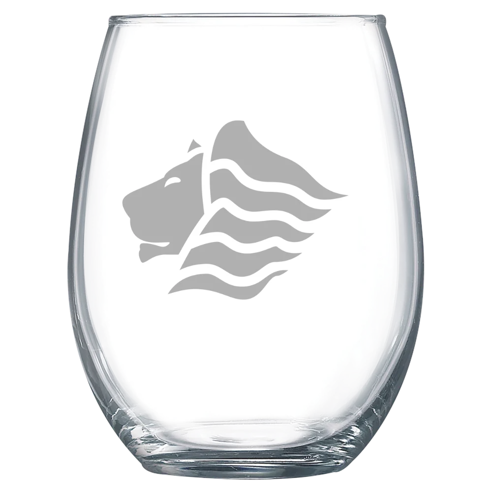 Saint Leo University Polar Camel 15 oz. Stemless Wine Glass