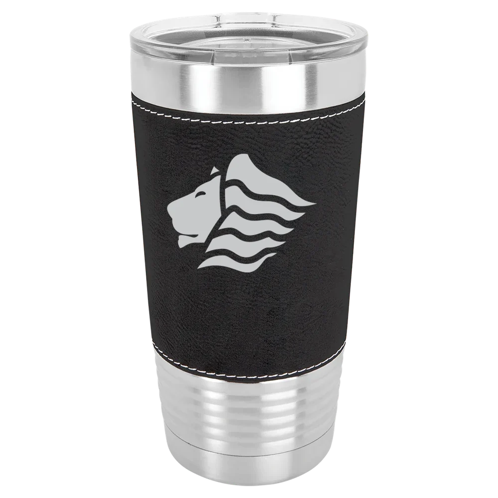 Saint Leo University Polar Camel 20 oz. Leatherette Grip Tumbler with Standard Lid