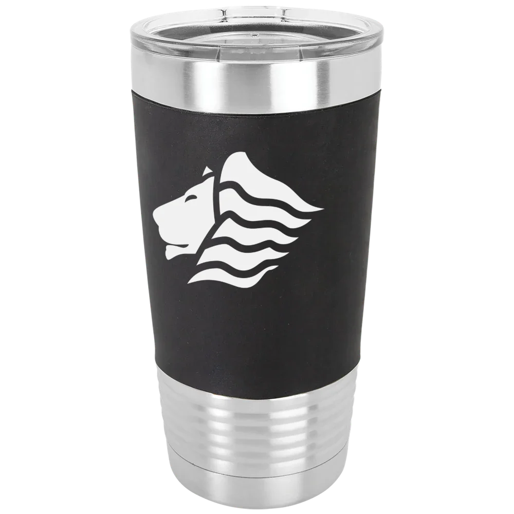 Saint Leo University Polar Camel 20 oz. Silicone Grip Tumbler with Standard Lid