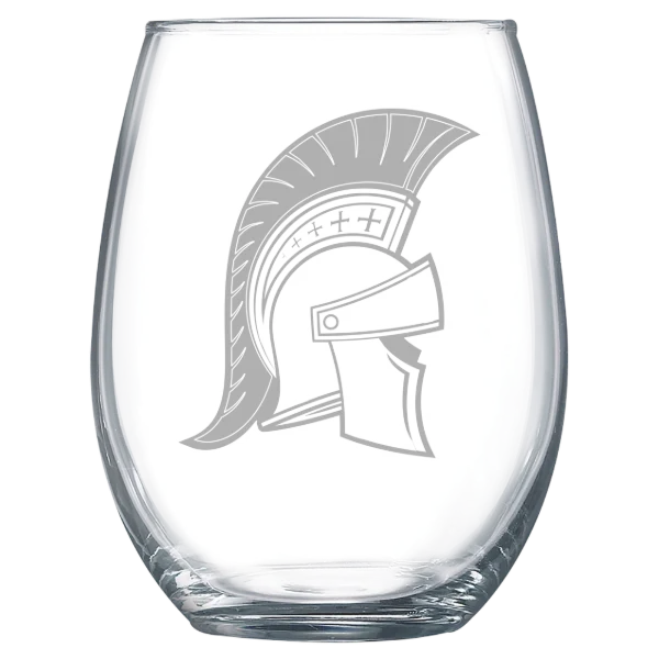 Saint Martin's University Polar Camel 15 oz. Stemless Wine Glass