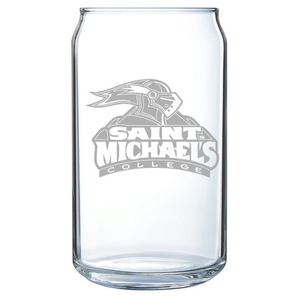 Saint Michael's College Polar Camel 16 oz. Can Glass