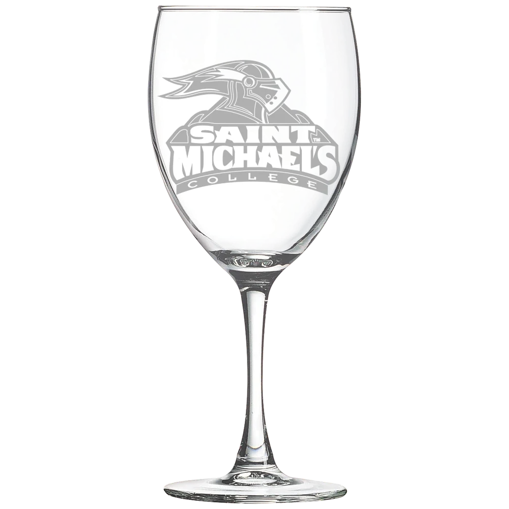 Saint Michael's College Polar Camel 10 1/2 oz. Wine Glass