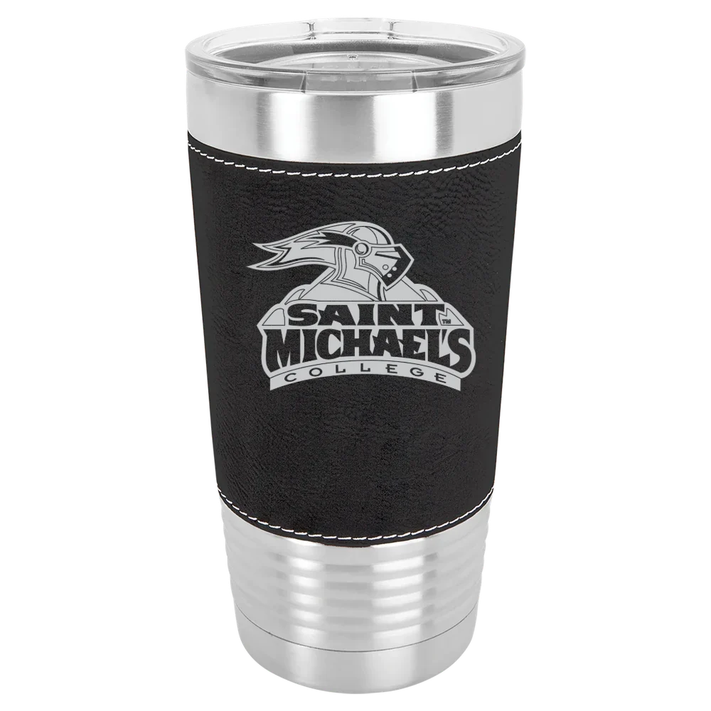 Saint Michael's College Polar Camel 20 oz. Leatherette Grip Tumbler with Standard Lid