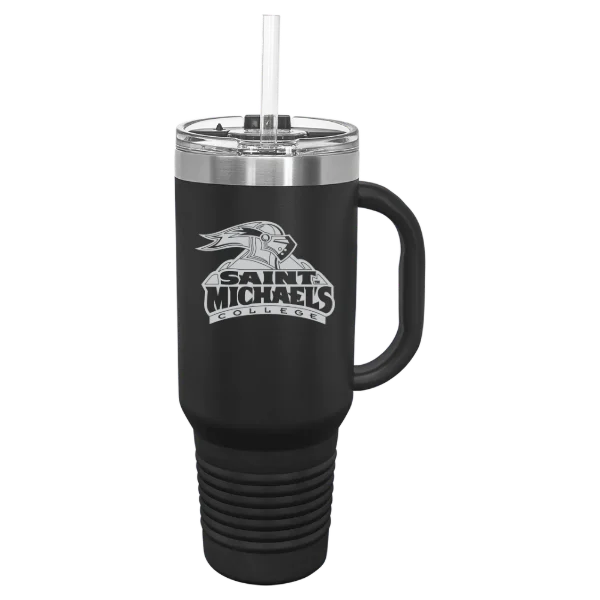 Saint Michael's College Polar Camel 40 oz. Travel Mug with Snap Lid & Straw