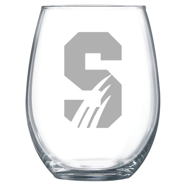 Salem University (West Virginia) Polar Camel 15 oz. Stemless Wine Glass