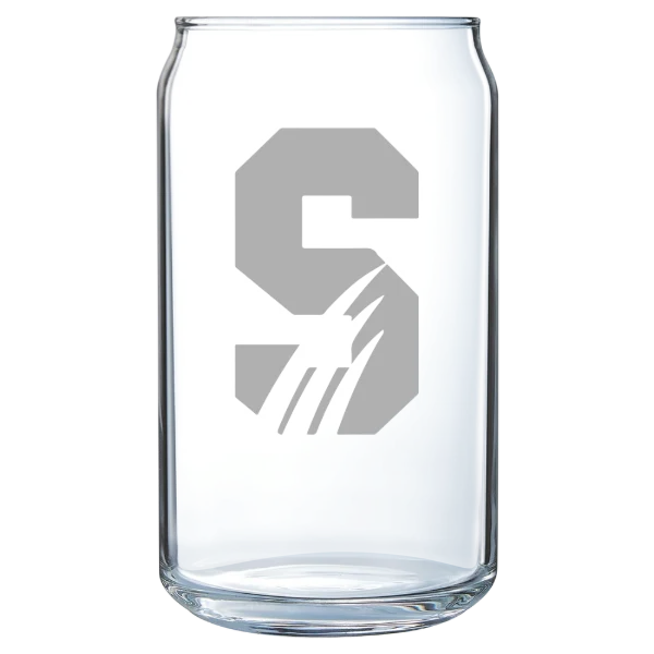 Salem University (West Virginia) Polar Camel 16 oz. Can Glass