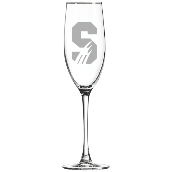 Salem University (West Virginia) Polar Camel 8 oz. Champagne Flute