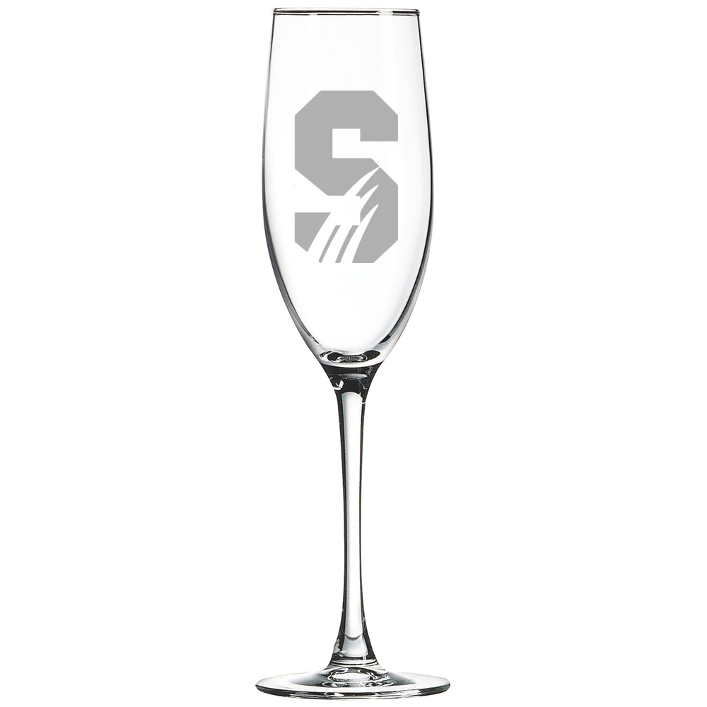 Salem University (West Virginia) Polar Camel 8 oz. Champagne Flute