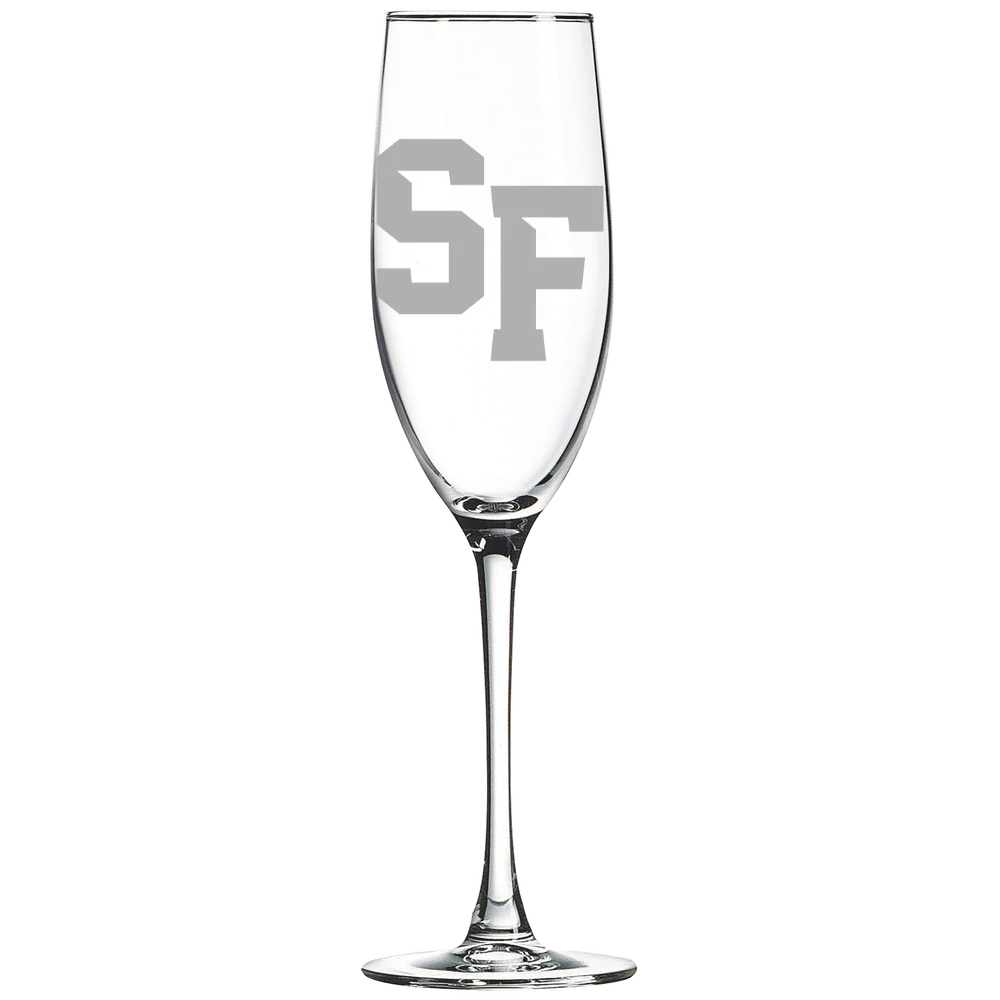 San Francisco State University Polar Camel 8 oz. Champagne Flute