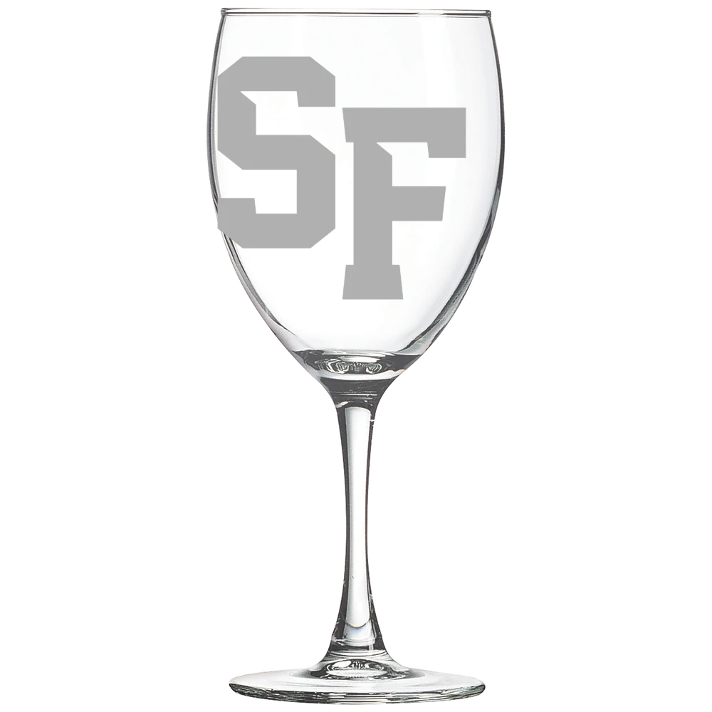 San Francisco State University Polar Camel 10 1/2 oz. Wine Glass