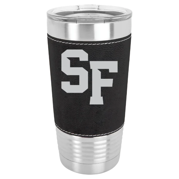 San Francisco State University Polar Camel 20 oz. Leatherette Grip Tumbler with Standard Lid
