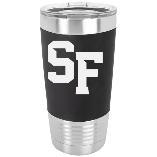 San Francisco State University Polar Camel 20 oz. Silicone Grip Tumbler with Standard Lid