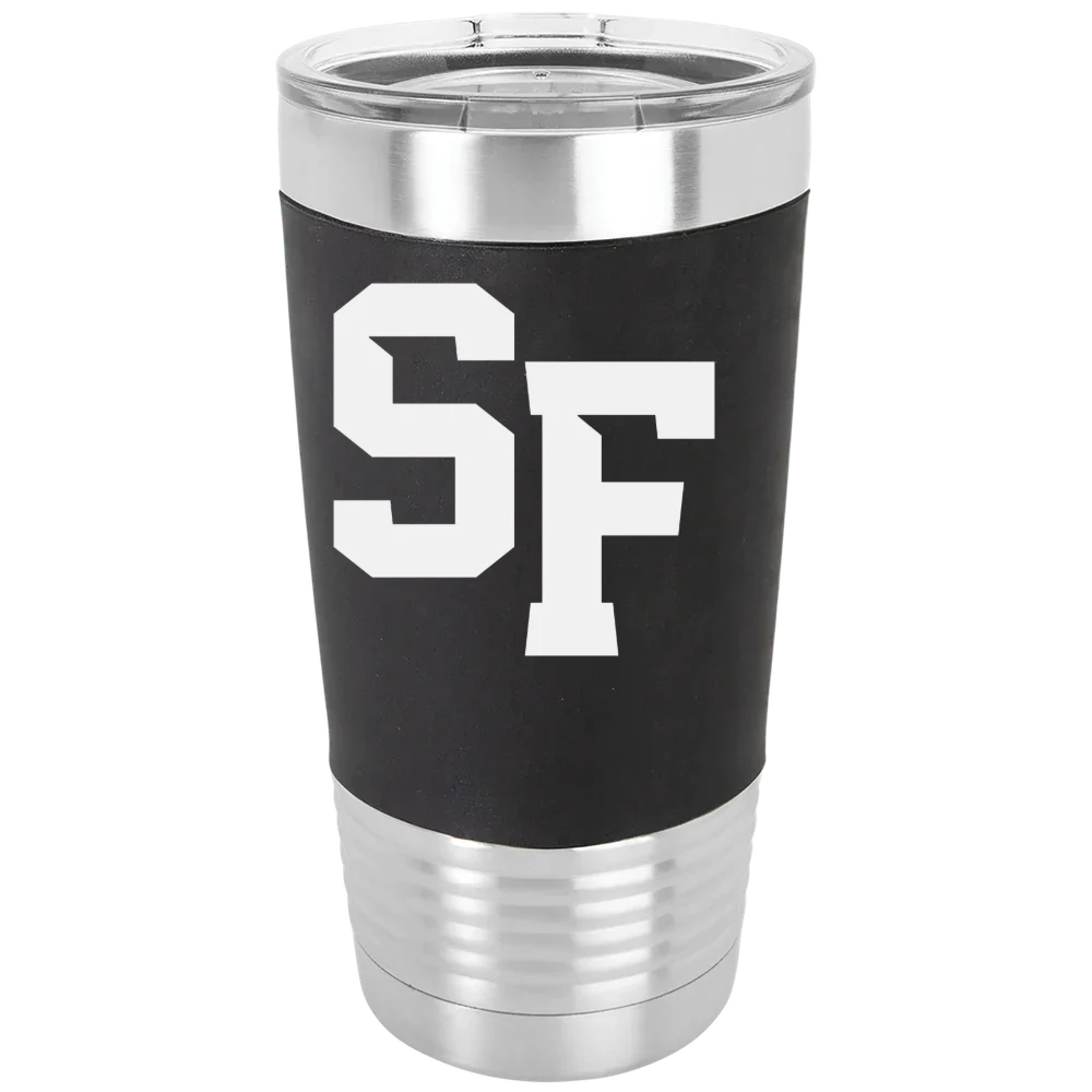 San Francisco State University Polar Camel 20 oz. Silicone Grip Tumbler with Standard Lid