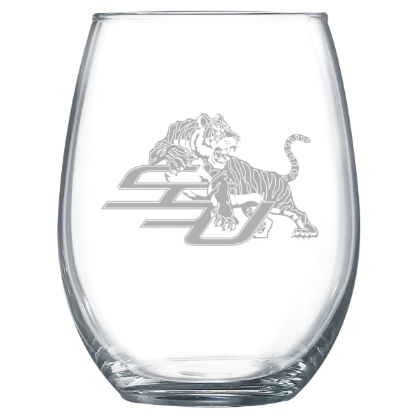 Savannah State University Polar Camel 15 oz. Stemless Wine Glass