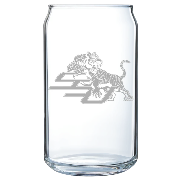 Savannah State University Polar Camel 16 oz. Can Glass