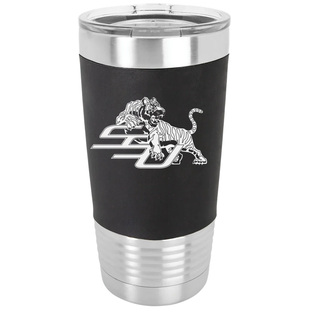 Savannah State University Polar Camel 20 oz. Silicone Grip Tumbler with Standard Lid