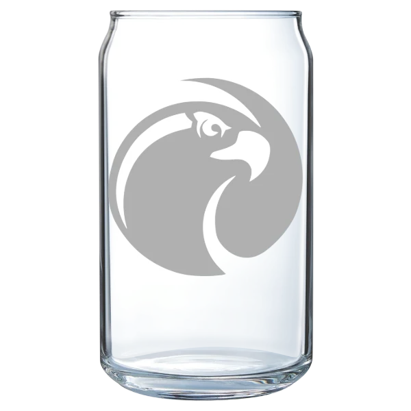 Seattle Pacific University Polar Camel 16 oz. Can Glass