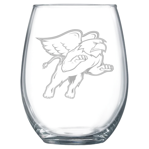 Seton Hill University Polar Camel 15 oz. Stemless Wine Glass