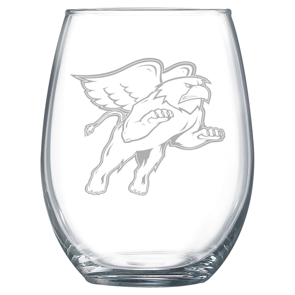 Seton Hill University Polar Camel 15 oz. Stemless Wine Glass