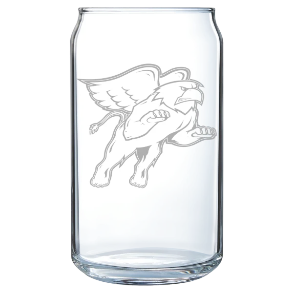 Seton Hill University Polar Camel 16 oz. Can Glass