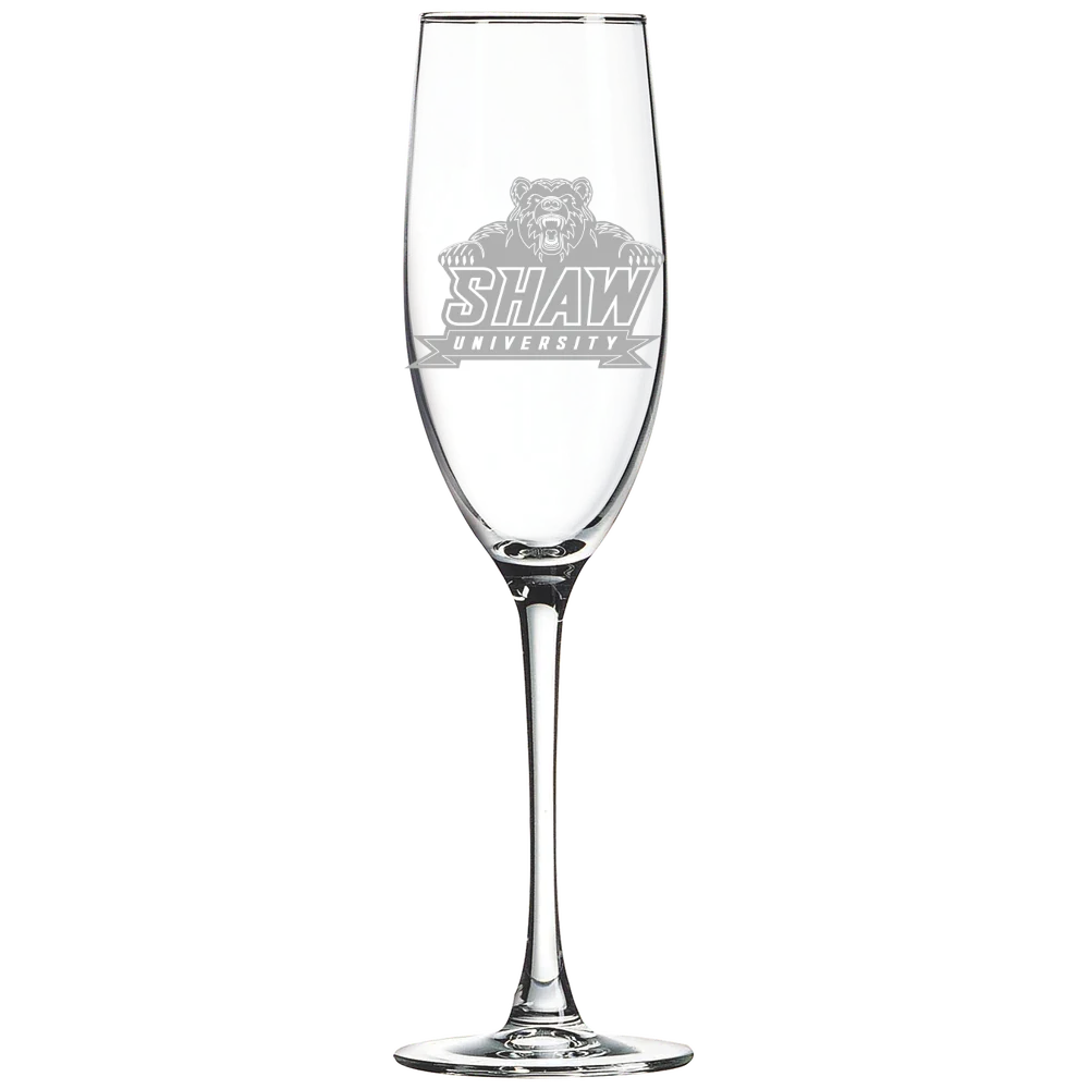 Shaw University Polar Camel 8 oz. Champagne Flute