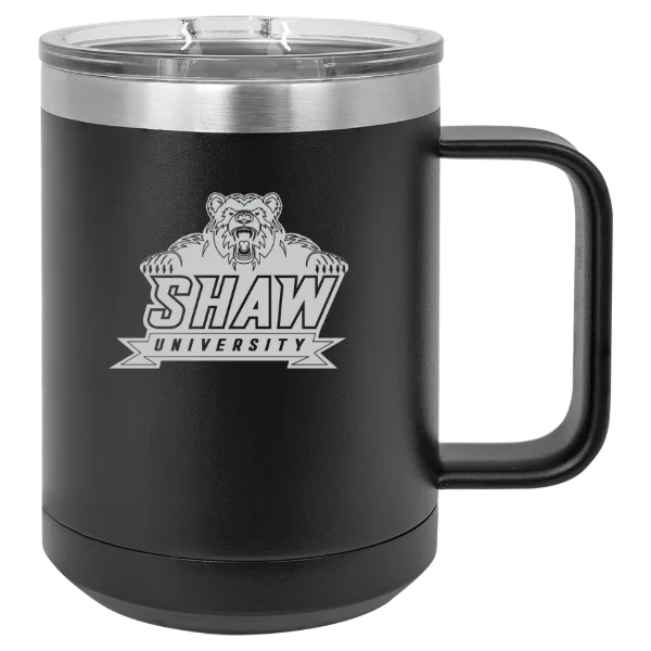 Shaw University Polar Camel 15 oz. Mug with Slider Lid
