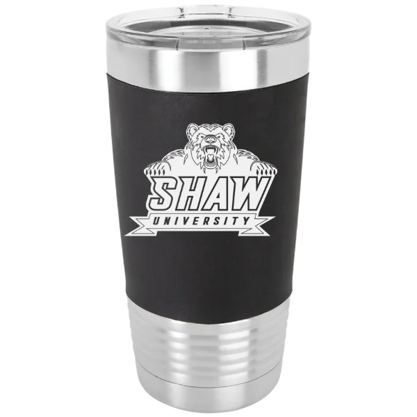 Shaw University Polar Camel 20 oz. Silicone Grip Tumbler with Standard Lid