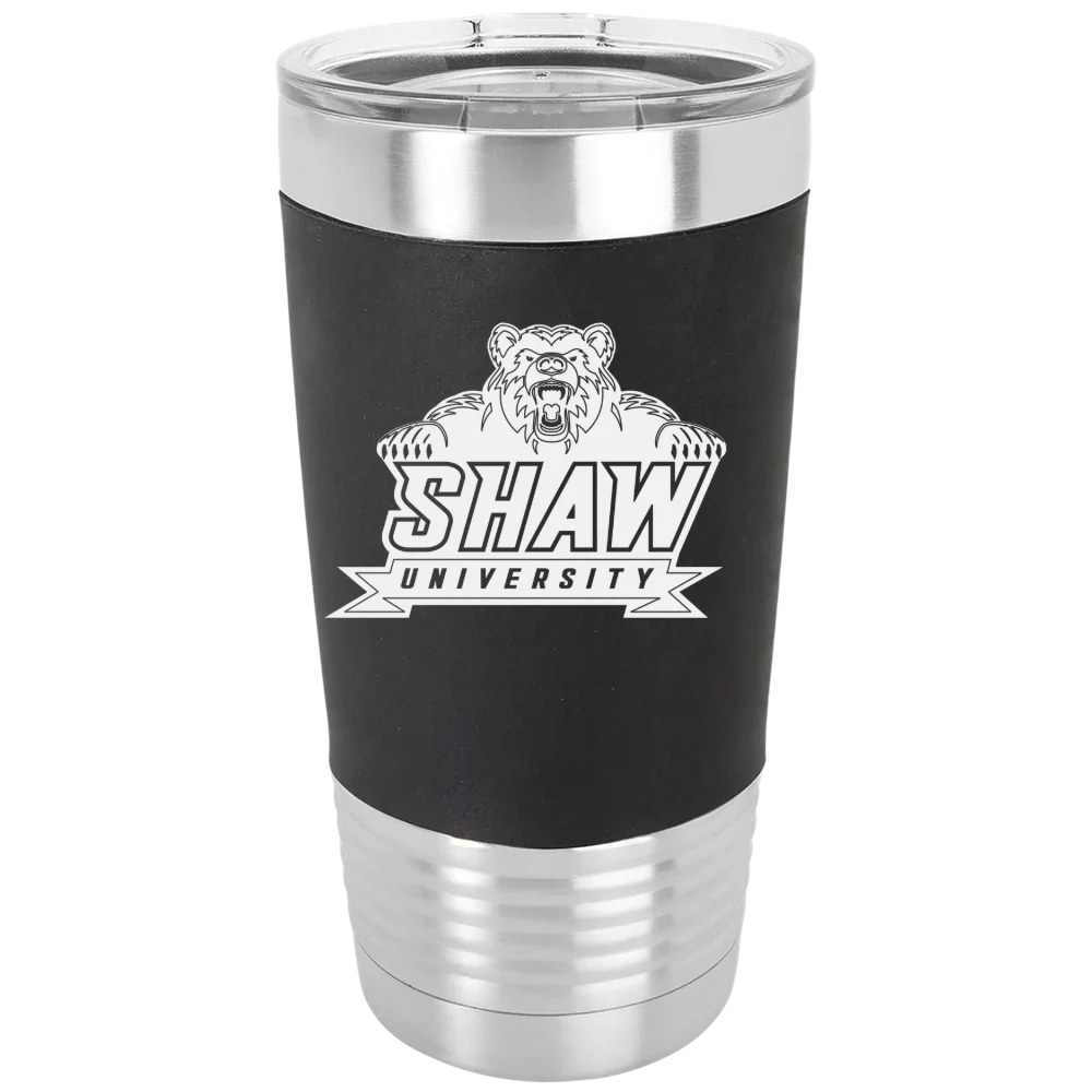 Shaw University Polar Camel 20 oz. Silicone Grip Tumbler with Standard Lid