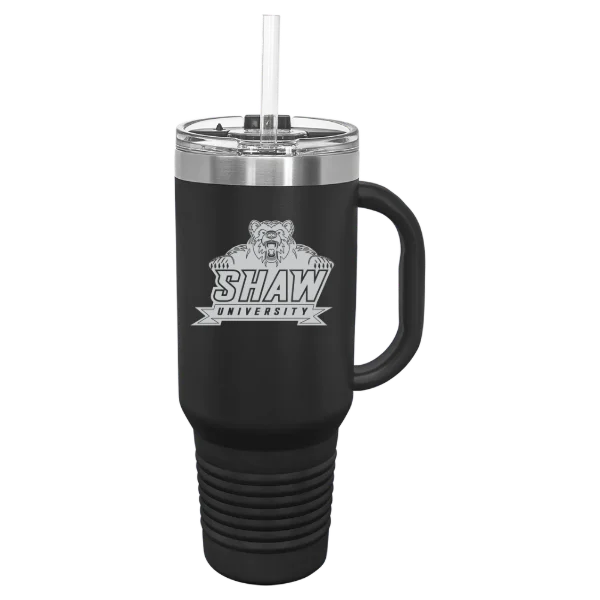 Shaw University Polar Camel 40 oz. Travel Mug with Snap Lid & Straw
