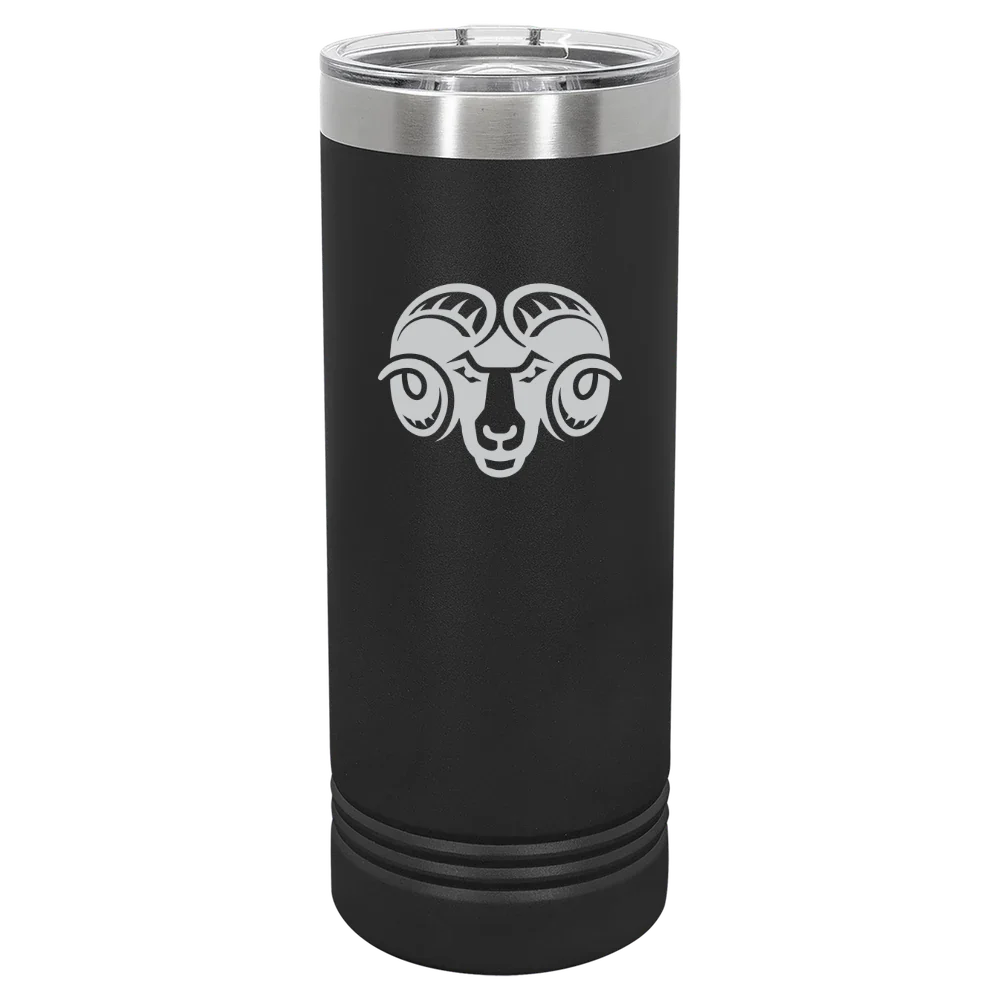 Shepherd University Polar Camel 22 oz. Skinny Tumbler with Slider Lid