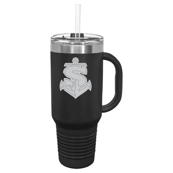 Shippensburg University of Pennsylvania Polar Camel 40 oz. Travel Mug with Snap Lid & Straw