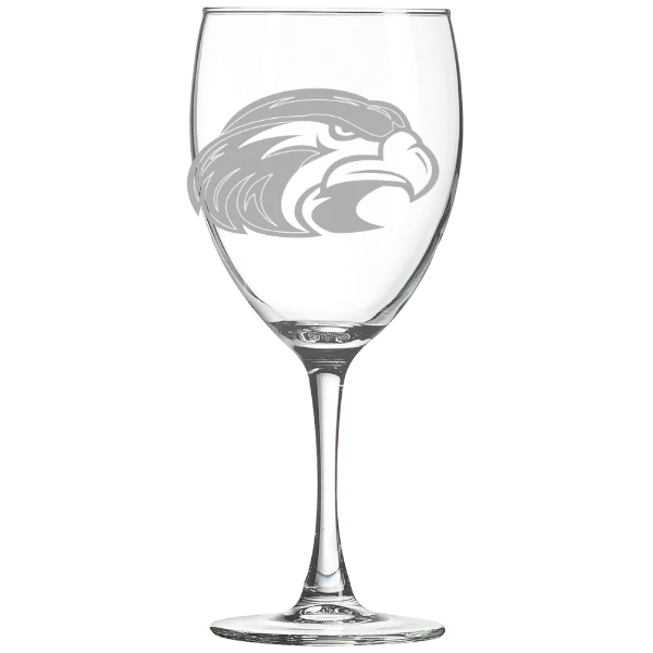 Shorter University Polar Camel 10 1/2 oz. Wine Glass