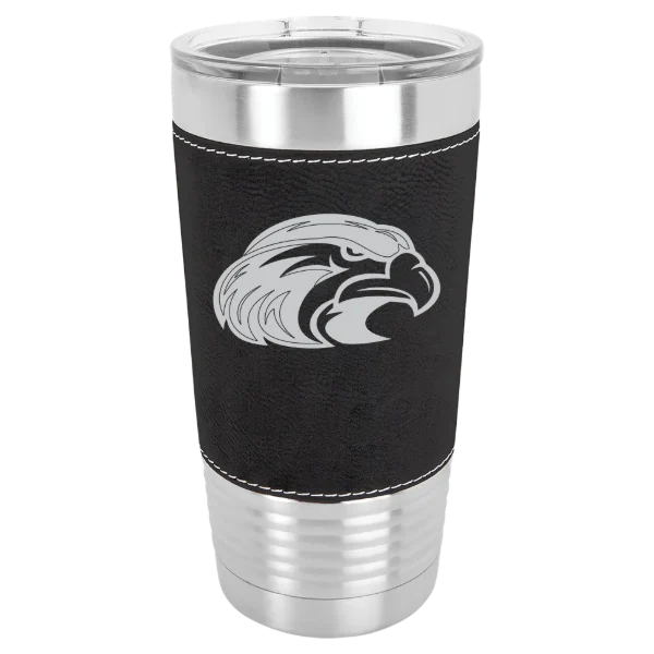 Shorter University Polar Camel 20 oz. Leatherette Grip Tumbler with Standard Lid