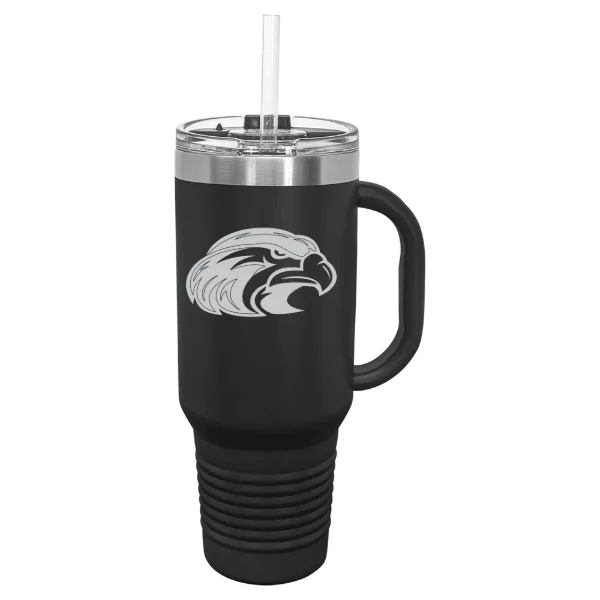 Shorter University Polar Camel 40 oz. Travel Mug with Snap Lid & Straw