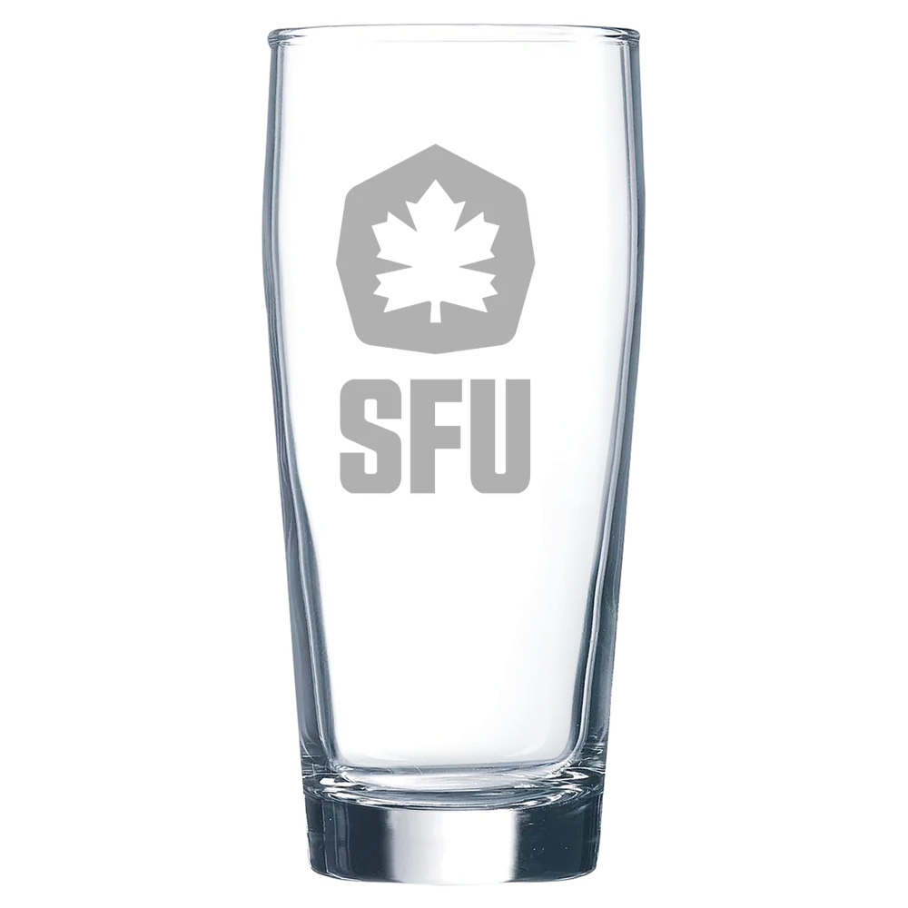 Simon Fraser University Polar Camel 16 oz. Willi Becher Beer Glass