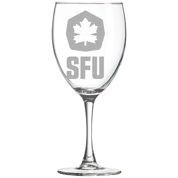 Simon Fraser University Polar Camel 10 1/2 oz. Wine Glass